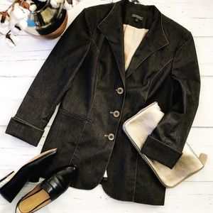 Classiques Entier Black Denim Woman’s Blazer 14